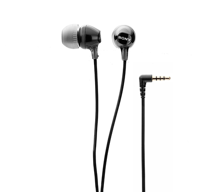 sony mdr-ex15lp in-ear headphones (black)